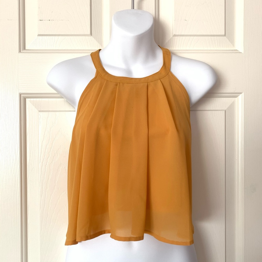 Papaya | Crop Top Flowy Blouse